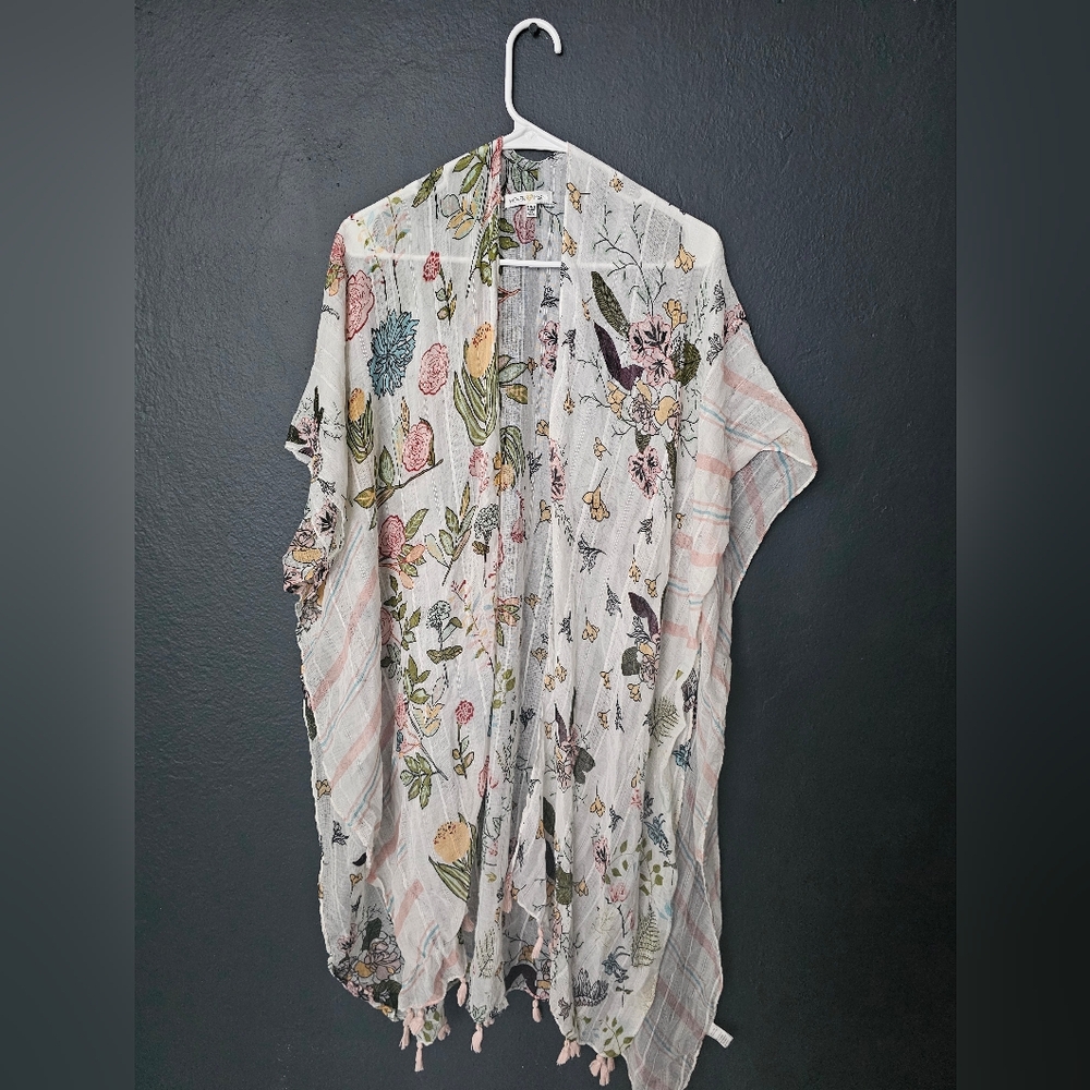 Floral Patterned Kimono